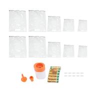 Sacchetti per la conservazione sottovuoto, 11PCS Set di sacchetti salvaspazio a doppia tenuta, sacchetti di compressione per i viaggi, sacchetti sigillanti sottovuoto con pompa