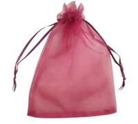 sacchetti per la protezione della frutta, Sacchi di protezione in rete for la copertura della frutta da giardino con coulisse, confezione da 20/50/100, multicolore, diverse misure(Wine Red,20x30cm(500