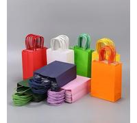 Sacchetti per la spesa colorati per caramelle 10 pezzi Sacchetti per caramelle regalo in carta kraft Sacchetti di carta colorati a mano Regalo per la decorazione della festa nuziale