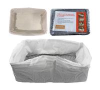 Sacchetti per Lettiera | Sacchetti con per Lettiera per Gatti,Set di Assorbenti per Addestramento 47x36x17 cm per Viaggi Casa,Igiene Domestica e Viaggi
