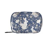 Sacchetti per medicinali blu con scomparti staccabili, organizer per pillole giornaliere attaccabili