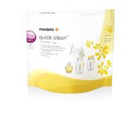 Medela Sacche per microonde Quick Clean | Sacche per sterilizzazione in microonde per bottiglie, tiralatte e componenti | Elimina il 99,9 di batteri e germi comuni, 5 sacche