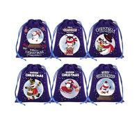 Sacchetti Per Pacchi Regalo Di Natale 6 Pezzi Borsellini Riutilizzabili Con | Sacchetti Di Natale In Tessuto Per Le Feste Dei Bambini Il Compleanno Il Matrimonio La Festa E Il N