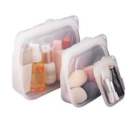 Sacchetti Per Panini Riutilizzabili - Sacchetti Per Alimenti In Silicone Da 3 Pezzi, Saccheti Per Alimenti Adatti Al Microonde, Saccheti Per Snack Lavabili In Lavastoviglie | Buste Riutilizzabili