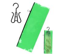 Sacchetti per parrucca con gancio, sacchetti per parrucca con gancio - Supporto per estensione per capelli | Rack con cerniera Display polvere per armadio Salo