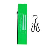 Sacchetti per parrucca con gancio, sacchetti per parrucche, con gancio per extension per capelli | Rack-resistente alla polvere con cerniera per l'organizzazione di imballaggi