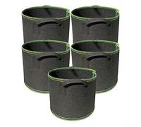 Sacchetti per piante in tessuto non tessuto per coltivatori commerciali e hobby, supporta lo sviluppo costante delle radici in ambienti controllati (20 x 20 cm)