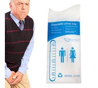 Sacchetti per pipì da viaggio - WC portatile 800 ml - borsa per orinatoio unisex - per auto all'aperto, campeggio, igiene, casa, viaggi, viaggi su strada