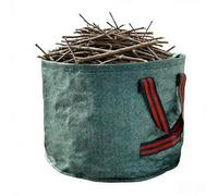 Sacchetti per prati e foglie, 80 x 100 cm, resistenti, riutilizzabili, con manici, ideali per raccogliere rifiuti da cortile, erba e foglie di rifiuti vegetali, collettore di foglie di piscina