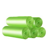 Sacchetti per rifiuti biologici, 30 litri, 100 pezzi, resistenti agli strappi, sacchetti per rifiuti da cucina, 100% compostabili e biodegradabili, in amido di mais