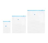 Sacchetti per Stoccaggio 10 pcs Trasparente e Blu 130 x 100 cm
