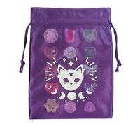 Sacchetti per tarocchi con coulisse, borsa portaoggetti in velluto con coulisse, porta carte per tarocchi, borsa per tarocchi e dadi, borse per gioielli multifunzione Oracle Cards, per