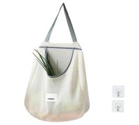 Sacchetti per verdure, frutta e verdura, design riutilizzabile, organizer da cucina multifunzionale, ideale per casa, mercato, picnic, all'aperto, viaggi, Grigio singolo, Refer to description, Unisex