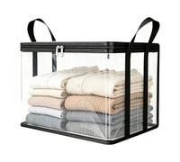 Sacchetti per vestiti e lenzuola | Borsa organizer trasparente per casa, appartamento, mansarda, viaggi, dormitorio, camera da letto, sala giochi, studio