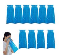 Sacchetti per vomito, sacchetti per vomito | Sacchetti per vomito con marchio graduato, 10 confezioni,Borsa portatile da 1000 ml per nausea e vomito, di grande capacità, per chinetosi da