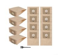Sacchetti per vuoto per bissell per zing 4122 Filtrazione Alta(12pcs) | per carta per premium , per strappo difficile, doppio per strato filtrante, collare , massima durata