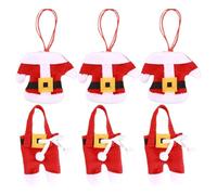 Sacchetti Porta Posate Natalizi Decorativi da Tavola 3 Pezzi Ornamento | Posate Natalizia e Borsa Portaposate Per Feste Party Pranzo Cena Cucchiaio Forchetta Tavola e Giallo