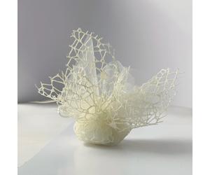Sacchetti Portaconfetti Bomboniere Velo Rete tondo con Tulle Ecrù - 25 PZ OFFERTA