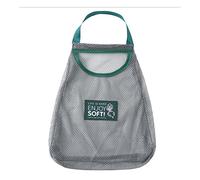 Sacchetti portaoggetti in rete da appendere, riutilizzabili, per verdure, per la casa, l'ufficio, lo shopping, i viaggi, Grigio, 1 pezzo, Classico