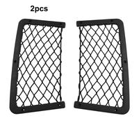 Sacchetti Portaoggetti Rete Organizer Seggiolino Auto Plastica 2pz 3618CM Nero