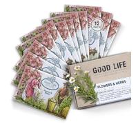 Sacchetti profumati per armadio alla Fiori ed erbe aromatiche Good Life | Progettate in Nuova Zelanda | 12 bustine