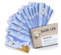 Sacchetti profumati per armadio alla Mar Egeo Good Life | Progettate in Nuova Zelanda | 12 bustine