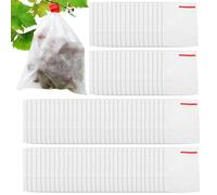 Sacchetti protettivi traspiranti per frutto, in tessuto non tessuto con set da 100 pezzi, protezione per pomodoro, fragola, mango, uva, agrumi, copertura per verdure, protezione per colture all'aperto