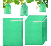 sacchetti protezione per uva,Sacchetti di protezione per alberi da frutto，20 x 30 cm, per uva, da giardino, protezione contro mosca d'aceto di ciliegia, vespe e uccelli