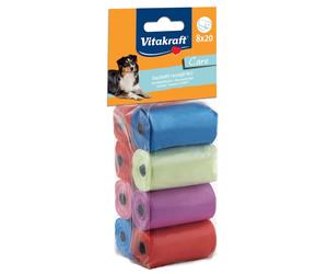 Sacchetti raccoglifeci in plastica 8 sacchetti x 20 pz