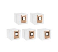 Sacchetti Raccoglipolvere E25 E28, Compatibili Con Eufy, Aspirapolvere Robot E28 Omni/E25 Omni, Sistema Di Filtraggio A 4 Strati Resistente Agli Strappi(5 Pcs)