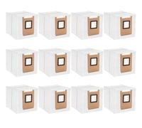 Sacchetti Raccoglipolvere E25 E28, Compatibili Con Eufy, Aspirapolvere Robot E28 Omni/E25 Omni, Sistema Di Filtraggio A 4 Strati Resistente Agli Strappi(12 Pcs)
