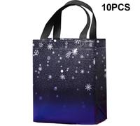 Sacchetti regalo di carta natalizia con manico ritorto, per feste, riciclab L2Q4