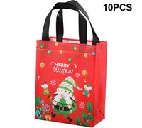 Sacchetti regalo di carta natalizia con manico ritorto, per feste, riciclab L2Q4