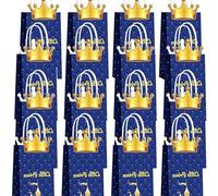 Sacchetti Regalo Evento Infanzia - Set di 16 Sacchettini Principe Party con Maniglie, Adatti a Caramelle, Giochi e Omaggi di Celebrazione