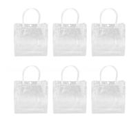 Sacchetti Regalo in PVC Trasparenti da 30 Pezzi, 20x20x8cm, Ideali per Vendite al Dettaglio e FestivitÃ