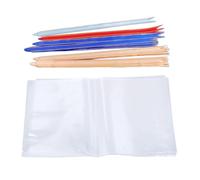 Sacchetti regalo trasparenti sfusi con nastro 100 pezzi Sacchetti regalo trasparenti per bomboniere Matrimoni Vacanze Caramelle Biscotti Dolcetti Snack Confezione 7,09x9,84