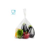 Sacchetti Rex per alimenti - 50 x 70 cm - 30 micron - PE - trasparente - Gandolf