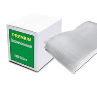 Sacchetti richiudibili con chiusura a pressione - Sacchetti con zip [1 Ktn.= 1000 pezzi] [150 x 220 mm] [Stabile 50µ] [trasparente con campo di stampo] [Conservazione, imballaggio, alimentare]