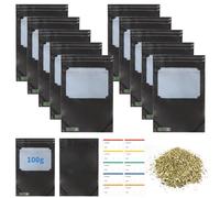 Sacchetti Riutilizzabili,10 pezzi Sacchetti Humidor per Erba 20x30cm,Sacchetto Humidor con Controllo Dell’Umidità,Sacchetti Riutilizzabili on Chiusura a Zip e Controllo Umidità,per Conservare