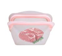 Sacchetti Riutilizzabili in Silicone per Alimenti,Contenitore in Silicone a Tenuta Stagna che Sta in Piedi - Contenitori Alimentari,Per Preparazione Pasti, Pranzo, Snack, Microonde, Viaggi, Frutta,