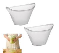 Sacchetti riutilizzabili in tessuto per scolare, sacchetti multiuso per cucinare, spremere, verdure, latte di noci, latte di soia, produzione di formaggio (S* 2 pezzi)