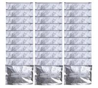 Sacchetti riutilizzabili per alimenti, a prova di perdite, sacchetti a scorrimento, contenitori in alluminio con chiusura sicura, per conservare carne e, frutta, per preparare pasti a base di