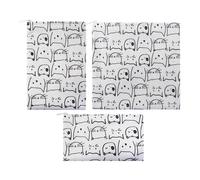 Sacchetti riutilizzabili per insalata, 3 sacchetti impermeabili per frutta, borsa per il pranzo riutilizzabile, borsa organizer per alimenti con cerniera per lavoro, scuola, picnic all'aperto