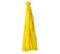 Sacchetti riutilizzabili per prodotti, sacchetti per verdure a rete elastica con chiusure ad anello, rete riutilizzabile da 40 cm per conservare gli alimenti, cucina, spesa, Giallo, Refer to