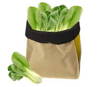 Sacchetti riutilizzabili per prodotti vegetali, organizer per alimenti, riutilizzabili, lavabili, per frutta, verdura, panini, alimenti, frigorifero, armadio, pranzo, shopping, snack, Giallo, Refer to