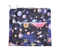 Sacchetti riutilizzabili per sandwich - Sacchetti per il pranzo per bambini, lavabili in lavastoviglie, 3 pezzi, colorati, lavabili e sicuri per alimenti, per snack, pane della scuola, pausa