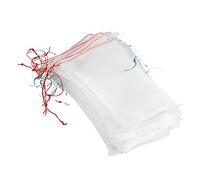 Sacchetti robusti per la Protezione della Frutta, Sacchetti a Rete per Frutta, Protezione dei Semi di Piante da frutto, ortaggi e Fiori per Giardino per pomodori, melanzane,(25 * 15cm)