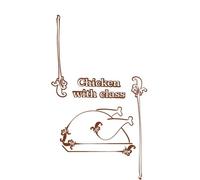 SACCHETTI SO4 POLLO/45 20+8X36 X500 ST.C207 CHICKEN CON CLASS