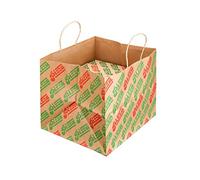 Sacchetti Sos Per Scatole Pizza - Pizza 37/33X32 Cm Naturale Kraft - 100 Unità