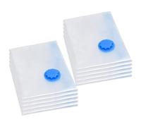Sacchetti sottovuoto, 120 x 70 cm, in plastica, 10 pezzi, sacchetti a compressione per vestiti, lenzuola, coperte, cuscini, salvaspazio, per traslochi, viaggi, armadi, cantine